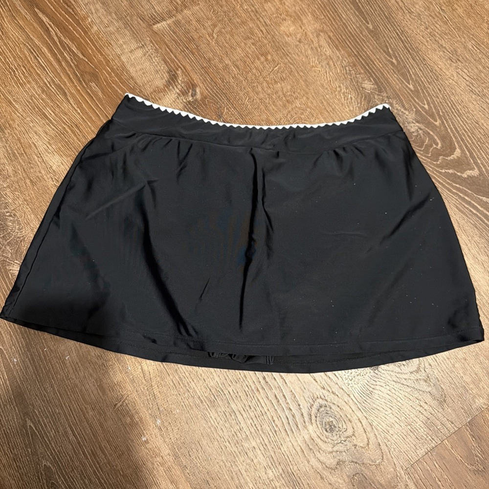 Swim Solutions Swim Skirt Sz Large